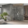 Mexen Omega extendable shower cubicle 130 x 70 cm, Transparent, Chrome - 825-130-070-01-00