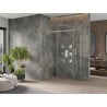Mexen Omega extendable shower cubicle 130 x 70 cm, Transparent, Chrome - 825-130-070-01-00