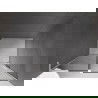 Mexen Velar L sliding shower door 90 cm, graphite, white - 871-090-003-41-20