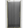 Mexen Velar L Sliding Shower Door 110 cm, Graphite, Gold - 871-110-003-41-50