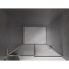 Mexen Velar L Shower Doors Sliding 90 cm, Graphite, Gold - 871-090-003-41-50
