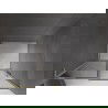 Mexen Velar L Sliding Shower Door 110 cm, Graphite, Gold - 871-110-003-41-50