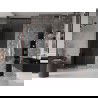 Mexen Velar L sliding shower door 90 cm, graphite, rose gold - 871-090-003-41-60