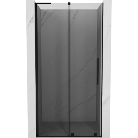 Mexen Velar L sliding shower door 90 cm, graphite, black - 871-090-003-41-70