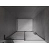 Mexen Velar L sliding shower door 100 cm, graphite, black - 871-100-003-41-70