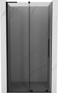 Mexen Velar L sliding shower door 120 cm, graphite, black - 871-120-003-41-70