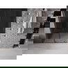 Mexen Velar L sliding shower door 90 cm, graphite, brushed gun gray - 871-090-003-41-66