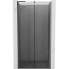 Mexen Velar L sliding shower door 110 cm, graphite, brushed gun gray - 871-110-003-41-66