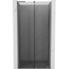 Mexen Velar L 120 cm Sliding Shower Door, Graphite, Gun Metal - 871-120-003-41-95