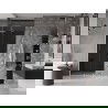 Mexen Velar L sliding shower door 100 cm, graphite, brushed nickel - 871-100-003-41-97