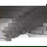 Mexen Velar L sliding shower door 100 cm, graphite, brushed nickel - 871-100-003-41-97