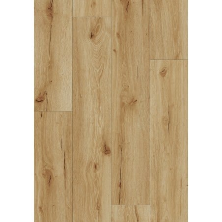 Mexen Beaver Creek vinyl panel sample 1240 x 182 mm SPC 6.5 mm, IXPE underlay 1.5 mm, 4-sided V-Groove, Oak - F1002-S