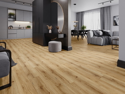 Mexen Beaver Creek vinyl panel sample 1240 x 182 mm SPC 6.5 mm, IXPE underlay 1.5 mm, 4-sided V-Groove, Oak - F1002-S