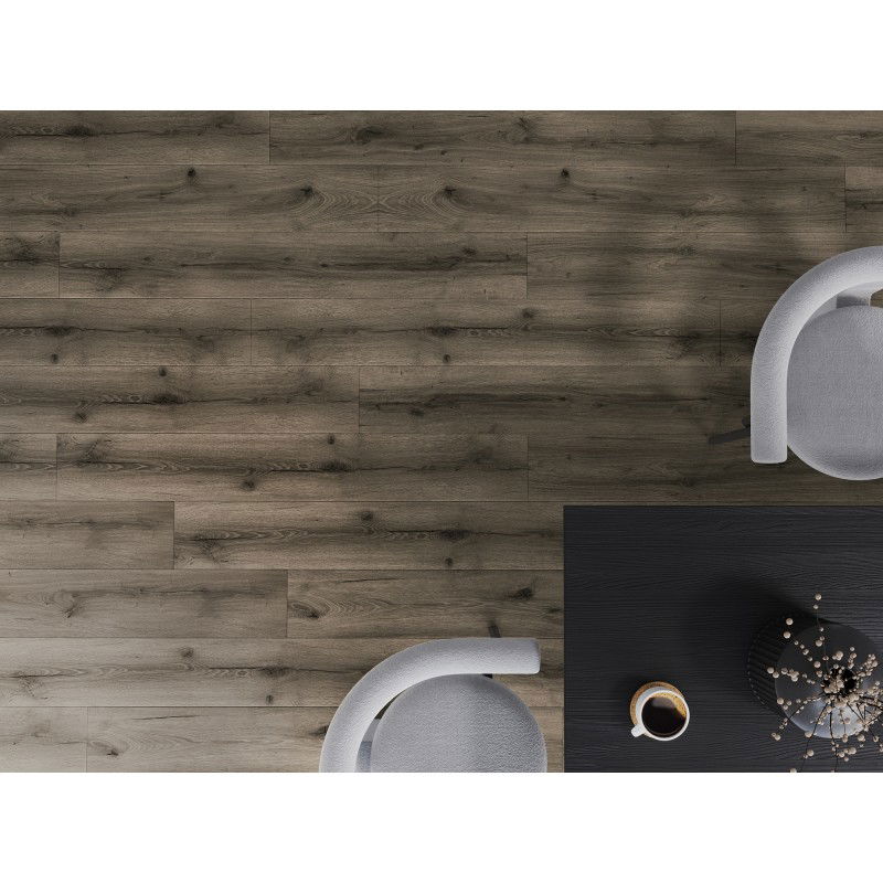 Mexen Sierra Vista sample of SPC 6.5 mm vinyl panels, IXPE underlay 1.5 mm, 4 V-Groove, Oak - F1004-S