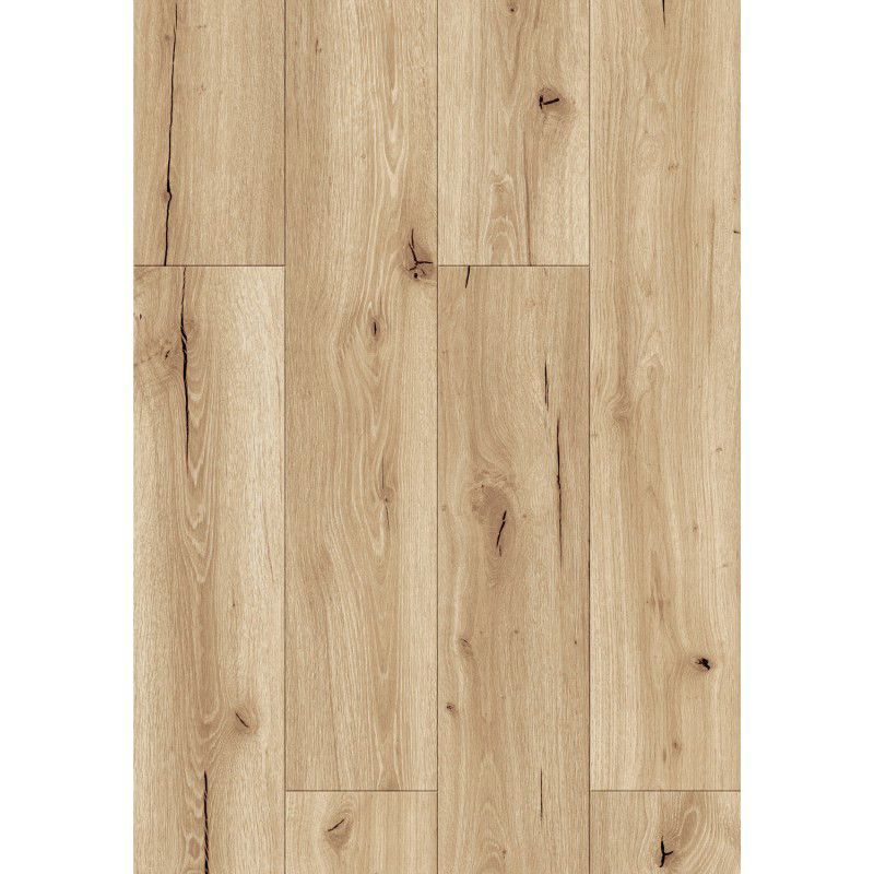 Mexen Buffalo vinyl panel sample 1240 x 182 mm SPC 6.5 mm, IXPE backing 1.5 mm, 4 V-Groove, Oak - F1007-S
