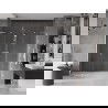 Mexen Velar L Duo sliding shower door 180 cm, transparent, chrome - 871-180-003-02-01
