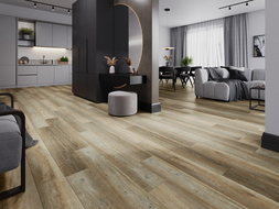 Mexen Cortland SPC Vinyl Panels Sample 6.5 mm, IXPE Underlay 1.5 mm, 4 V-Groove, Oak - F1008-S