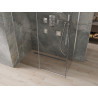 Mexen Omega sliding shower cabin 150 x 80 cm, transparent, chrome - 825-150-080-01-00