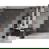 Mexen Velar L Duo sliding shower door 180 cm, transparent, brushed copper - 871-180-003-02-65