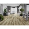 Mexen West Orange vinyl panel sample 1240 x 182 mm SPC 6.5 mm, IXPE underlay 1.5 mm, 4 V-grooves, Oak - F1009-S