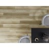 Mexen West Orange vinyl panel sample 1240 x 182 mm SPC 6.5 mm, IXPE underlay 1.5 mm, 4 V-grooves, Oak - F1009-S