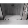 Mexen Velar L Duo 170 cm Sliding Shower Door, Transparent, Black - 871-170-003-02-70