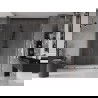 Mexen Velar L Duo sliding shower door 180 cm, transparent, brushed gun gray - 871-180-003-02-66