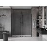 Mexen Velar L Duo 170 cm Sliding Shower Door, Transparent, Black - 871-170-003-02-70