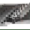 Mexen Velar L Duo sliding shower door 180 cm, transparent, black - 871-180-003-02-70