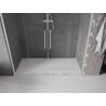 Mexen Velar L Duo sliding shower doors 200 cm, transparent, brushed nickel - 871-200-003-02-97