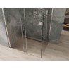Mexen Omega sliding shower cabin 150 x 100 cm, transparent, chrome - 825-150-100-01-00