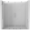 Mexen Velar L Duo sliding shower door 180 cm, frost, chrome - 871-180-003-32-01