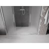 Mexen Velar L Duo Sliding Shower Door 180 cm, Frosted, Chrome - 871-180-003-32-01