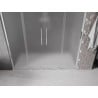 Mexen Velar L Duo Sliding Shower Door 180 cm, Frosted, Chrome - 871-180-003-32-01