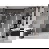 Mexen Velar L Duo sliding shower doors 180 cm, frosted, white - 871-180-003-32-20