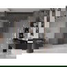 Mexen Velar L Duo sliding shower door 180 cm, frost, brushed copper - 871-180-003-32-65