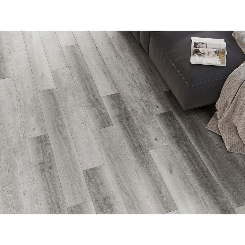 Mexen Santa Clara vinyl panel sample 1240 x 182 mm SPC 6.5 mm, IXPE underlay 1.5 mm, 4 V-Groove, Oak - F1010-S