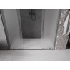 Mexen Velar L Duo Sliding Shower Doors 170 cm, Frosted, Brushed Gun Gray - 871-170-003-32-66