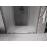 Mexen Velar L Duo 180 cm Sliding Shower Door, Frosted, Brushed Gun Gray - 871-180-003-32-66