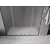 Mexen Velar L Duo 180 cm Sliding Shower Door, Frosted, Brushed Gun Gray - 871-180-003-32-66
