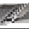 Mexen Velar L Duo sliding shower door 200 cm, frost, brushed nickel - 871-200-003-32-97