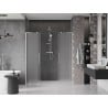 Mexen Velar L Duo sliding shower door 200 cm, frost, brushed nickel - 871-200-003-32-97