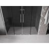 Mexen Velar L Duo sliding shower doors 200 cm, graphite, chrome - 871-200-003-42-01