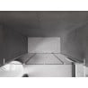 Mexen Velar L Duo sliding shower doors 200 cm, graphite, chrome - 871-200-003-42-01