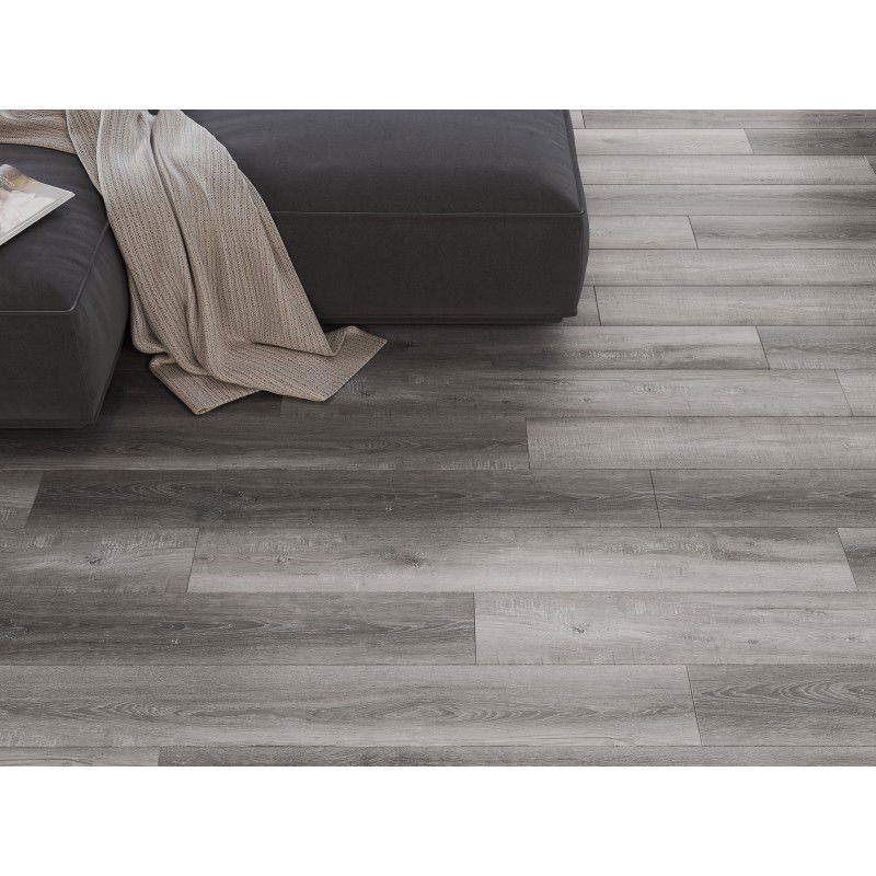 Mexen El Monte SPC Vinyl Panel Sample 6.5 mm, IXPE Underlay 1.5 mm, 4 V-Groove, Oak - F1011-S