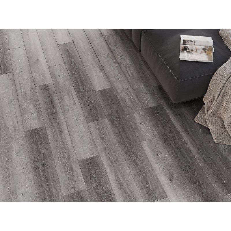 Mexen El Monte sample of vinyl panels 1240 x 182 mm SPC 6.5 mm, IXPE underlay 1.5 mm, 4 V-Groove, Oak - F1011-S