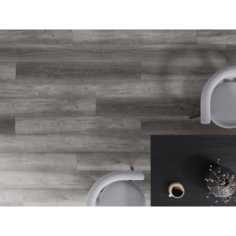 Mexen El Monte sample of vinyl panels 1240 x 182 mm SPC 6.5 mm, IXPE underlay 1.5 mm, 4 V-Groove, Oak - F1011-S