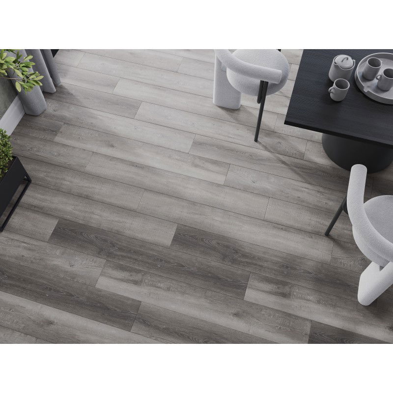 Mexen El Monte sample of vinyl panels 1240 x 182 mm SPC 6.5 mm, IXPE underlay 1.5 mm, 4 V-Groove, Oak - F1011-S