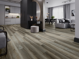 Mexen Aspen vinyl panel sample 1240 x 182 mm SPC 6.5 mm, IXPE underlay 1.5 mm, 4-sided V-Groove, Oak - F1012-S