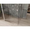 Mexen Omega 3-sided shower cabin, sliding 110 x 80 cm, transparent, chrome - 825-110-080-01-00-3S